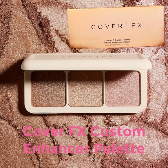 COVER FX Highlighter Palette Brown Gold - Picture 1 of 15